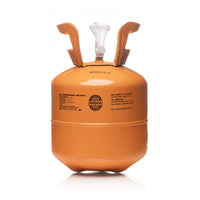 5 lb orange R-404A refrigerant cylinder from Ice Cold