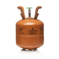 7.5 lb R-407C refrigerant cylinder from Ice Cold