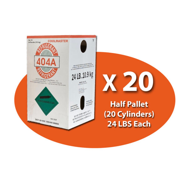 R-404A 24 LBS HALF PALLET Refrigerant